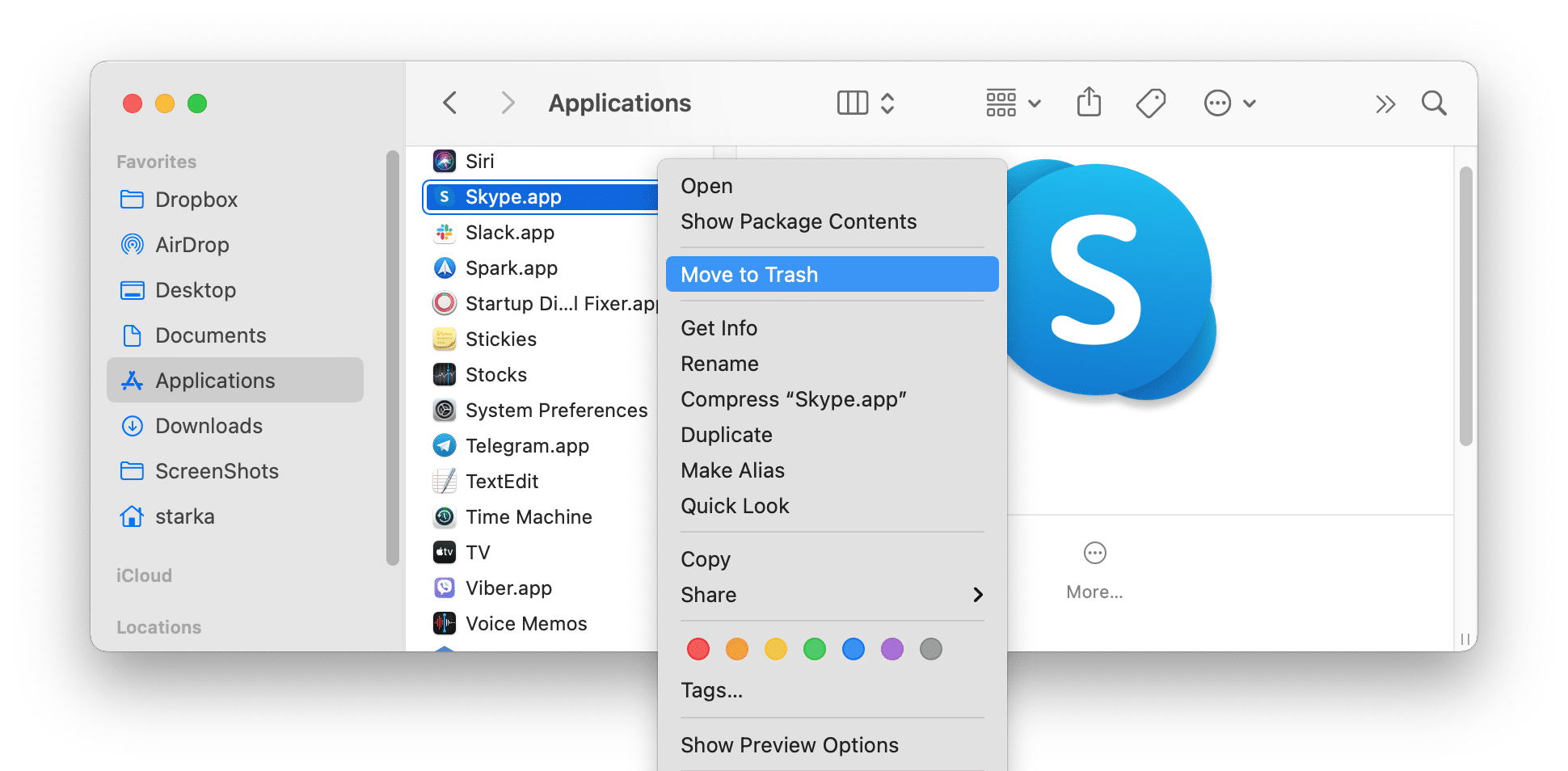 turn off skype for business autostart mac